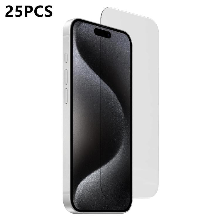 25 pezzi Pellicola in vetro temperato HD ad alta allumina, semi-curva 3D, senza bordo bianco, con adesivo completo, senza bordi bianchi, For iPhone 17 Pro Max, For iPhone 17 Pro, For iPhone 17, For iPhone Air, For iPhone 16 Pro Max, For iPhone 16 Pro  ...