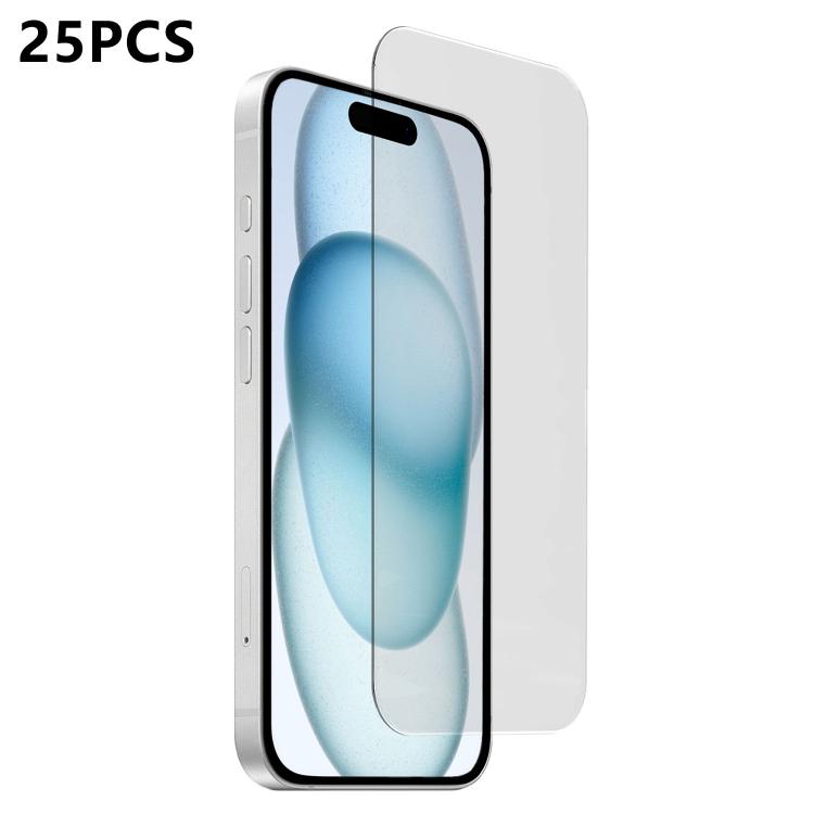 25 pezzi Pellicola in vetro temperato HD ad alta allumina, semi-curva 3D, senza bordo bianco, con adesivo completo, senza bordi bianchi, For iPhone 17 Pro Max, For iPhone 17 Pro, For iPhone 17, For iPhone Air, For iPhone 16 Pro Max, For iPhone 16 Pro  ...