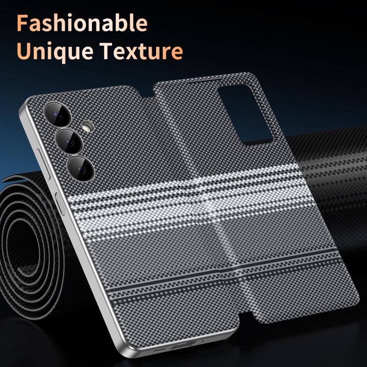 Custodia per telefono Smart View in ecopelle con motivo a quadri arcobaleno., For Samsung Galaxy A16, For Samsung Galaxy A55 5G, For Samsung Galaxy S24 Ultra 5G, For Samsung Galaxy S24+ 5G, For Samsung Galaxy S24 5G, For Samsung Galaxy S23 FE 5G