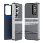 Custodia per telefono Smart View in ecopelle con motivo a quadri arcobaleno., For Samsung Galaxy S26+ 5G, For Samsung Galaxy S26 Ultra 5G, For Samsung Galaxy S26 5G, For Samsung Galaxy A57 5G, For Samsung Galaxy A37 5G, For samsung Galaxy S25 FE 5G