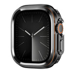 Custodia protettiva in metallo per orologio in stile Light Circle., For Apple Watch Ultra 3 / 2 / 1 49mm