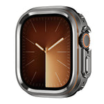 Custodia protettiva in metallo per orologio in stile Light Circle., For Apple Watch Ultra 3 / 2 / 1 49mm