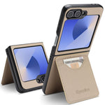 Custodia per telefono con porta carte magnetico in ecopelle vegana in stile retrò., For Samsung Galaxy A37 5G, For Samsung Galaxy Z Flip7 FE / Flip6, For Samsung Galaxy A17, For Samsung Galaxy A07