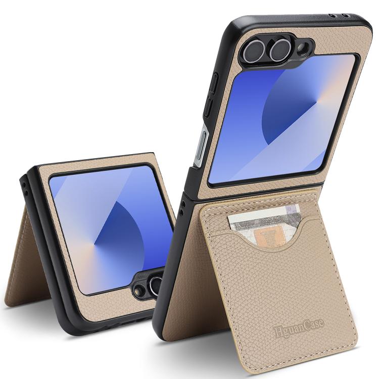 Custodia per telefono con porta carte magnetico in ecopelle vegana in stile retrò., For Samsung Galaxy A37 5G, For Samsung Galaxy Z Flip7 FE / Flip6, For Samsung Galaxy A17, For Samsung Galaxy A07