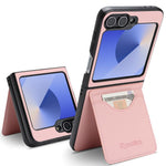 Custodia per telefono con porta carte magnetico in ecopelle vegana in stile retrò., For Samsung Galaxy A37 5G, For Samsung Galaxy Z Flip7 FE / Flip6, For Samsung Galaxy A17, For Samsung Galaxy A07