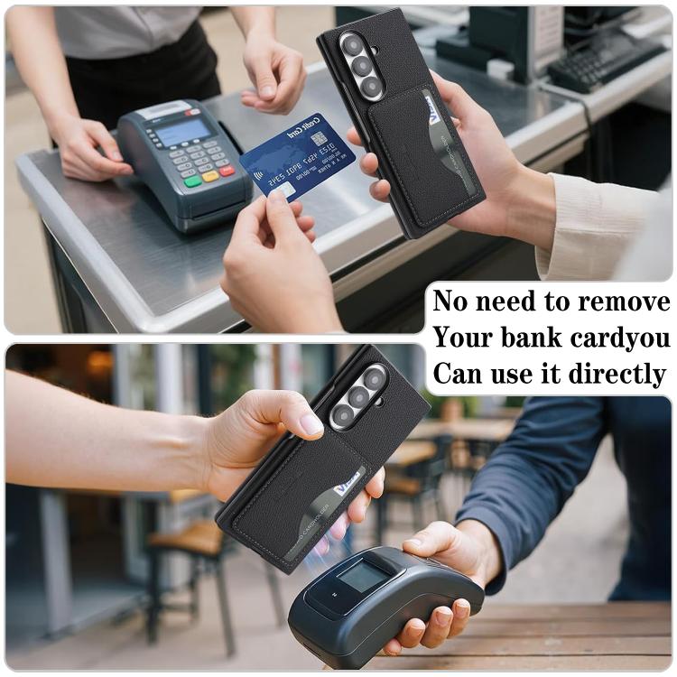 Custodia per telefono con porta carte magnetico in ecopelle vegana in stile retrò., For Samsung Galaxy Z Fold7, For Samsung Galaxy Z Flip7, For Samsung Galaxy A56 5G, For Samsung Galaxy A26 5G