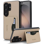 Custodia per telefono con porta carte magnetico in ecopelle vegana in stile retrò., For Samsung Galaxy S26+ 5G, For Samsung Galaxy S26 Ultra 5G, For Samsung Galaxy S26 5G, For Samsung Galaxy A57 5G