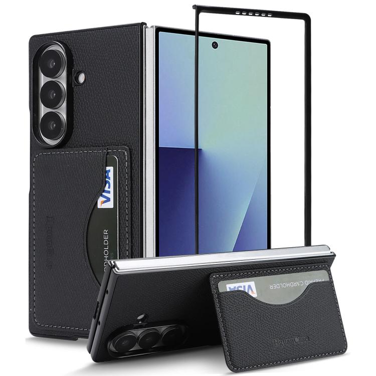 Custodia per telefono con porta carte magnetico in ecopelle vegana in stile retrò., For Samsung Galaxy S25 Ultra 5G, For Samsung Galaxy Z Fold6, For Samsung Galaxy A15, For Samsung Galaxy A55 5G
