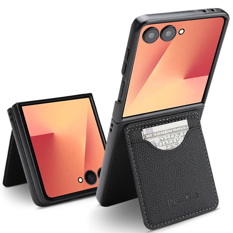 Custodia per telefono con porta carte magnetico in ecopelle vegana in stile retrò., For Samsung Galaxy Z Fold7, For Samsung Galaxy Z Flip7, For Samsung Galaxy A56 5G, For Samsung Galaxy A26 5G