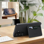 Custodia per telefono con porta carte magnetico in ecopelle vegana in stile retrò., For Samsung Galaxy S25 Ultra 5G, For Samsung Galaxy Z Fold6, For Samsung Galaxy A15, For Samsung Galaxy A55 5G