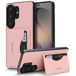 Custodia per telefono con porta carte magnetico in ecopelle vegana in stile retrò., For Samsung Galaxy A35 5G, For Samsung Galaxy S24 Ultra 5G, For Samsung Galaxy S24+ 5G, For Samsung Galaxy S24 5G