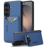 Custodia per telefono con porta carte magnetico in ecopelle vegana in stile retrò., For Samsung Galaxy A36 5G, For Samsung Galaxy A16, For Samsung Galaxy S25 5G, For Samsung Galaxy S25+ 5G