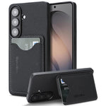 Custodia per telefono con porta carte magnetico in ecopelle vegana in stile retrò., For Samsung Galaxy S23 Ultra 5G, For Samsung Galaxy S23+ 5G, For Samsung Galaxy S23 5G