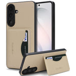 Custodia per telefono con porta carte magnetico in ecopelle vegana in stile retrò., For Samsung Galaxy A36 5G, For Samsung Galaxy A16, For Samsung Galaxy S25 5G, For Samsung Galaxy S25+ 5G