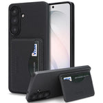 Custodia per telefono con porta carte magnetico in ecopelle vegana in stile retrò., For Samsung Galaxy A37 5G, For Samsung Galaxy Z Flip7 FE / Flip6, For Samsung Galaxy A17, For Samsung Galaxy A07