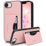 Custodia per telefono con porta carte magnetico in ecopelle vegana in stile retrò., For iPhone 17e / 16e, For iPhone 17 Pro Max, For iPhone 17 Pro, For iPhone 17