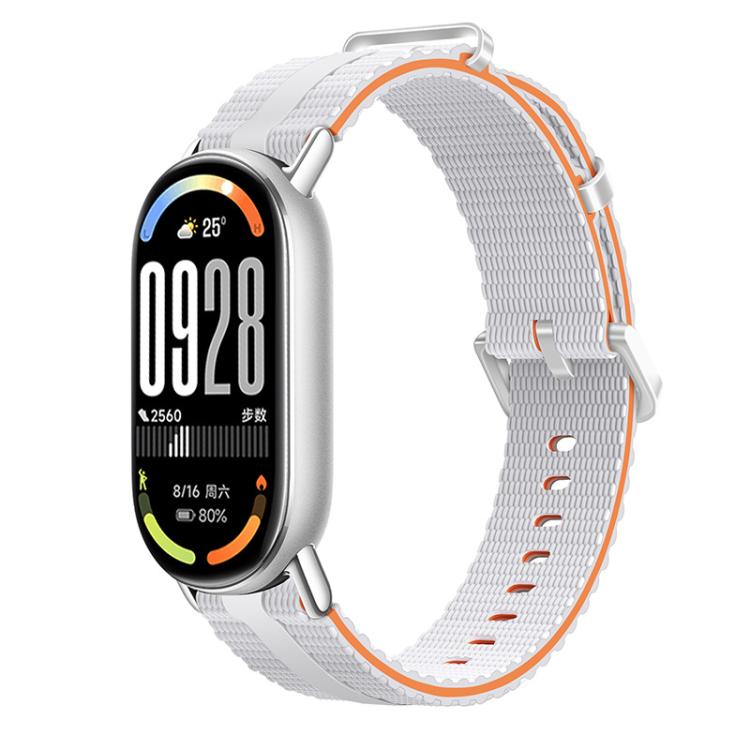 Cinturino per orologio in silicone con motivo a linee, For Xiaomi Band 10 / 9 / 8