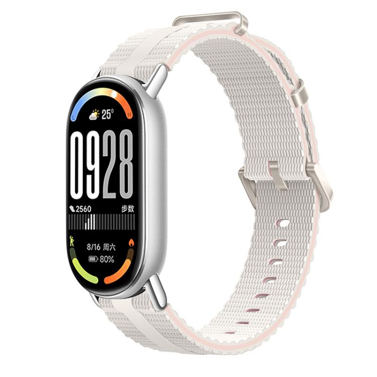 Cinturino per orologio in silicone con motivo a linee, For Xiaomi Band 10 / 9 / 8