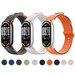 Cinturino per orologio in silicone con motivo a linee, For Xiaomi Band 10 / 9 / 8