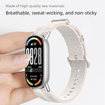 Cinturino per orologio in silicone con motivo a linee, For Xiaomi Band 10 / 9 / 8