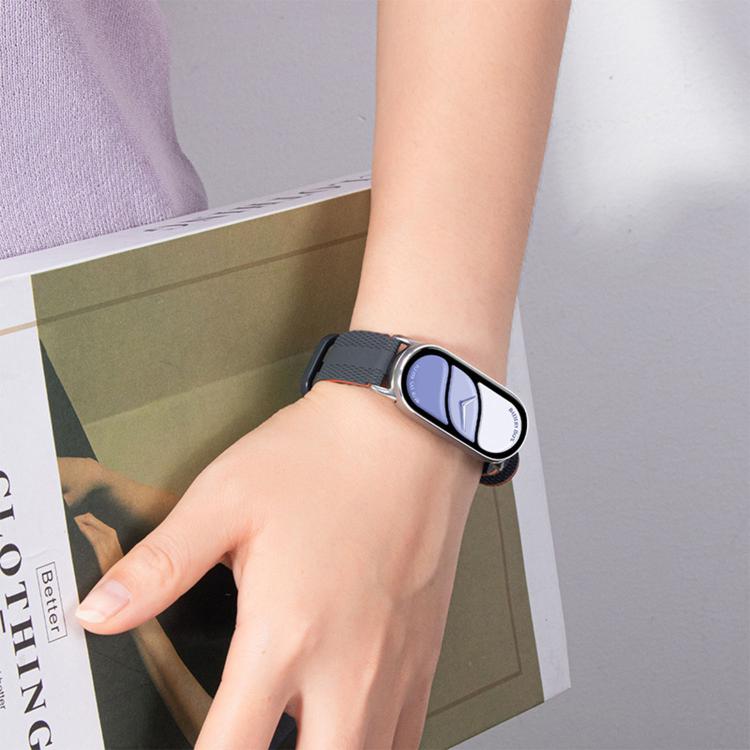 Cinturino per orologio in silicone con motivo a linee, For Xiaomi Band 10 / 9 / 8