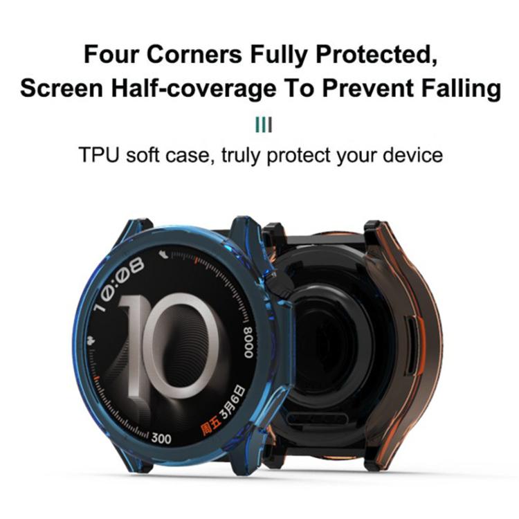 Custodia protettiva per orologio in TPU cavo a mezza copertura color caramella, For OPPO Watch X3