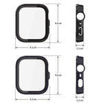 Pellicola in vetro temperato integrata nella custodia protettiva per orologio in PC, For Huawei Watch Fit 5 Pro, For Huawei Watch Fit 5