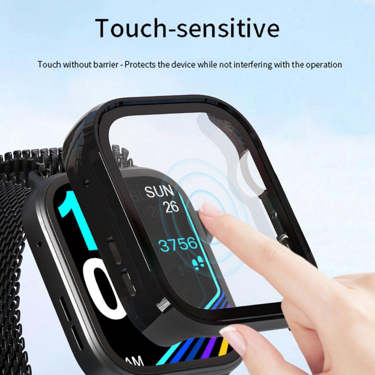 Pellicola in vetro temperato integrata nella custodia protettiva per orologio in PC, For Huawei Watch Fit 5 Pro, For Huawei Watch Fit 5