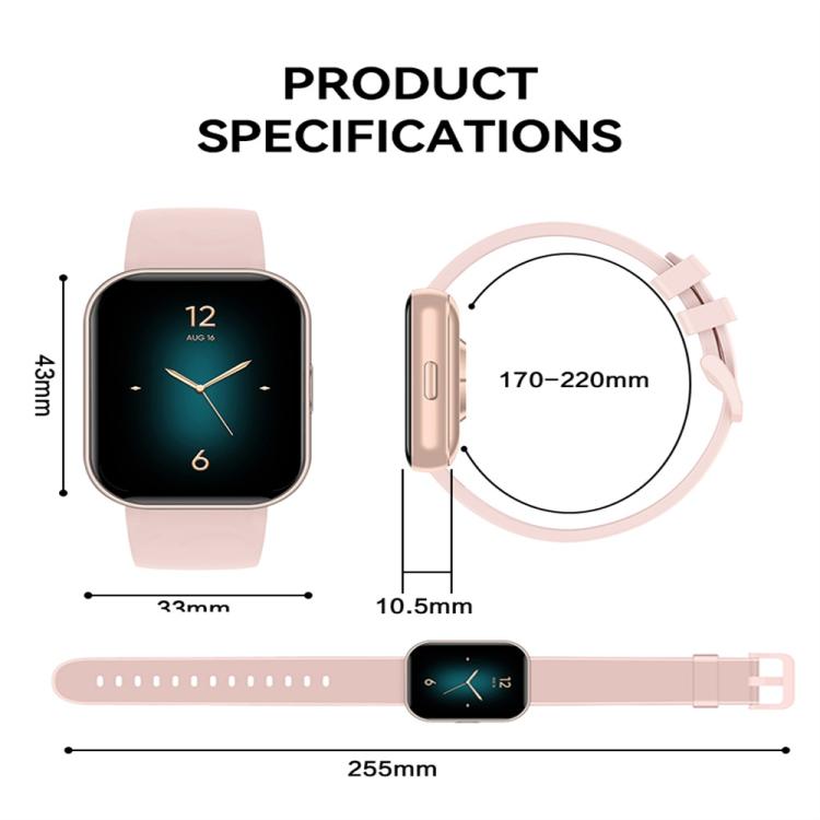 Smartwatch VS13 con schermo a colori da 1,75 pollici, chiamate Bluetooth, supporto per il monitoraggio della salute e diverse modalità sportive.