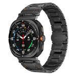 Cinturino per orologio Pathfinder in lega di titanio con chiusura a farfalla., For Samsung Galaxy Ultra 47mm / Ultra 2025, For Samsung Galaxy Watch8 / Watch8 Classic