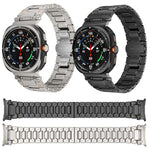 Cinturino per orologio Pathfinder in lega di titanio con chiusura a farfalla., For Samsung Galaxy Ultra 47mm / Ultra 2025, For Samsung Galaxy Watch8 / Watch8 Classic