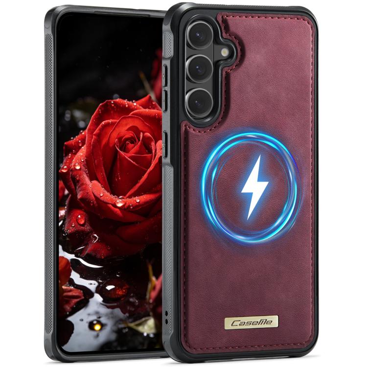 Custodia posteriore magnetica in ecopelle CaseMe serie C69 per telefono., For Galaxy S26 FE 5G, For Samsung Galaxy S26+ 5G, For Samsung Galaxy S26 Ultra 5G, For Samsung Galaxy S26 5G