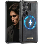 Custodia posteriore magnetica in ecopelle CaseMe serie C69 per telefono., For Galaxy S26 FE 5G, For Samsung Galaxy S26+ 5G, For Samsung Galaxy S26 Ultra 5G, For Samsung Galaxy S26 5G