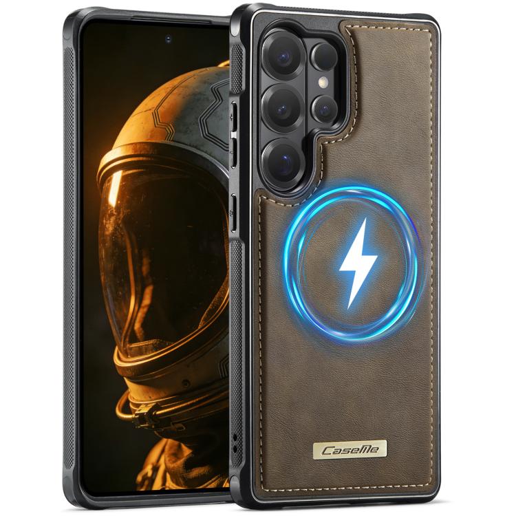 Custodia posteriore magnetica in ecopelle CaseMe serie C69 per telefono., For Galaxy S26 FE 5G, For Samsung Galaxy S26+ 5G, For Samsung Galaxy S26 Ultra 5G, For Samsung Galaxy S26 5G