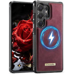 Custodia posteriore magnetica in ecopelle CaseMe serie C69 per telefono., For Galaxy S26 FE 5G, For Samsung Galaxy S26+ 5G, For Samsung Galaxy S26 Ultra 5G, For Samsung Galaxy S26 5G