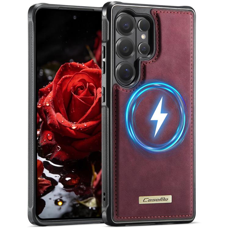 Custodia posteriore magnetica in ecopelle CaseMe serie C69 per telefono., For Galaxy S26 FE 5G, For Samsung Galaxy S26+ 5G, For Samsung Galaxy S26 Ultra 5G, For Samsung Galaxy S26 5G