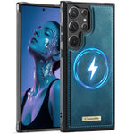 Custodia posteriore magnetica in ecopelle CaseMe serie C69 per telefono., For Samsung Galaxy A56 5G, For Samsung Galaxy S25 Ultra 5G, For Samsung Galaxy S24 FE 5G, For Samsung Galaxy S24 Ultra 5G