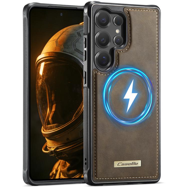 Custodia posteriore magnetica in ecopelle CaseMe serie C69 per telefono., For Samsung Galaxy A56 5G, For Samsung Galaxy S25 Ultra 5G, For Samsung Galaxy S24 FE 5G, For Samsung Galaxy S24 Ultra 5G