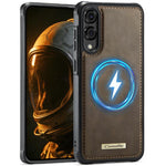 Custodia posteriore magnetica in ecopelle CaseMe serie C69 per telefono., For Samsung Galaxy A57 5G, For Samsung Galaxy S25 FE 5G, For Samsung Galaxy A17, For Samsung Galaxy S25 Edge 5G