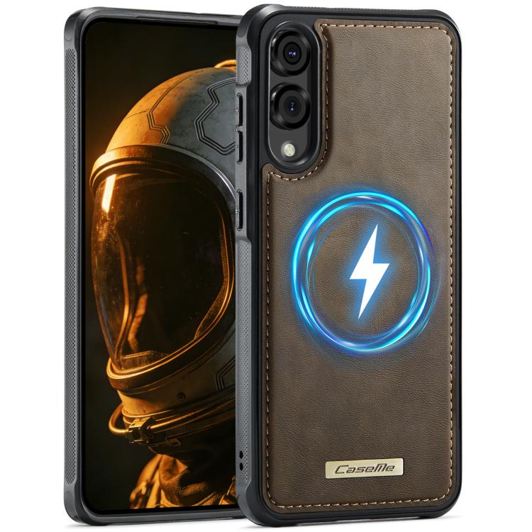 Custodia posteriore magnetica in ecopelle CaseMe serie C69 per telefono., For Samsung Galaxy A57 5G, For Samsung Galaxy S25 FE 5G, For Samsung Galaxy A17, For Samsung Galaxy S25 Edge 5G