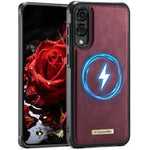 Custodia posteriore magnetica in ecopelle CaseMe serie C69 per telefono., For Samsung Galaxy A57 5G, For Samsung Galaxy S25 FE 5G, For Samsung Galaxy A17, For Samsung Galaxy S25 Edge 5G