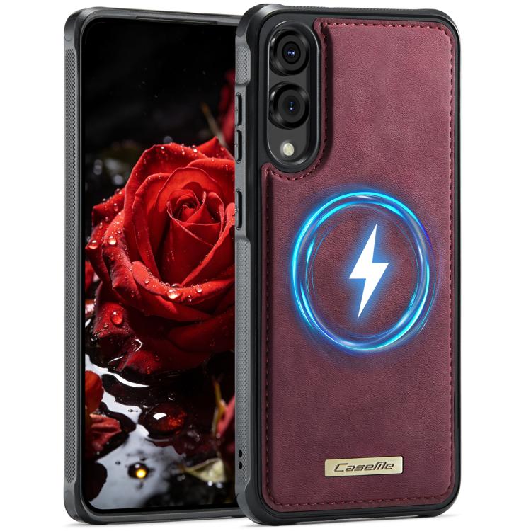 Custodia posteriore magnetica in ecopelle CaseMe serie C69 per telefono., For Samsung Galaxy A57 5G, For Samsung Galaxy S25 FE 5G, For Samsung Galaxy A17, For Samsung Galaxy S25 Edge 5G