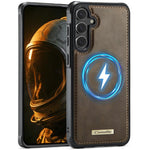 Custodia posteriore magnetica in ecopelle CaseMe serie C69 per telefono., For Samsung Galaxy A57 5G, For Samsung Galaxy S25 FE 5G, For Samsung Galaxy A17, For Samsung Galaxy S25 Edge 5G