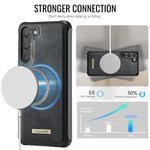Custodia posteriore magnetica in ecopelle CaseMe serie C69 per telefono., For Samsung Galaxy S23 5G, For Samsung Galaxy S20 FE, For Samsung Galaxy A53 5G, For Samsung Galaxy S22 Ultra 5G