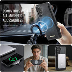 Custodia posteriore magnetica in ecopelle CaseMe serie C69 per telefono., For Samsung Galaxy S23 FE 5G, For Samsung Galaxy A54 5G, For Samsung Galaxy S23 Ultra 5G, For Samsung Galaxy S23+ 5G