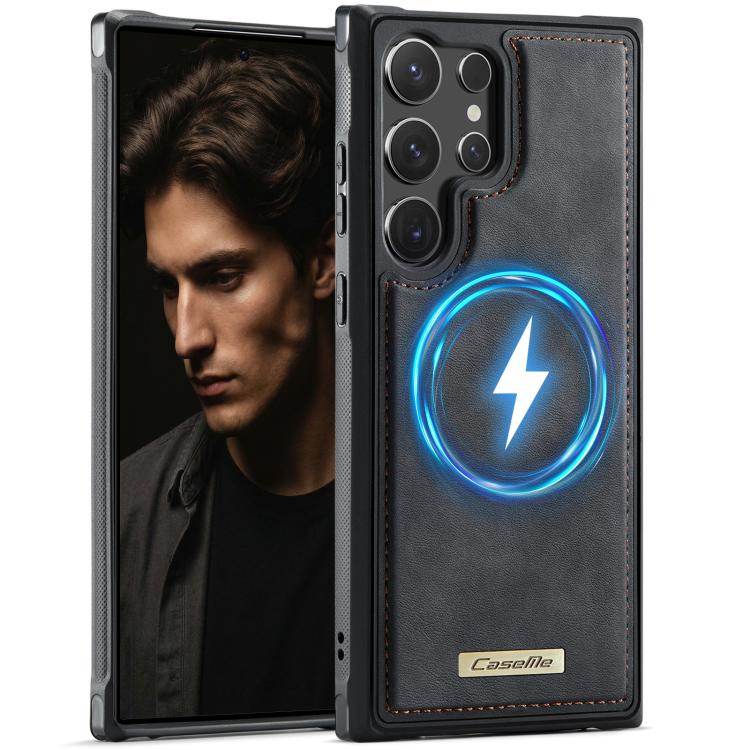 Custodia posteriore magnetica in ecopelle CaseMe serie C69 per telefono., For Samsung Galaxy S23 FE 5G, For Samsung Galaxy A54 5G, For Samsung Galaxy S23 Ultra 5G, For Samsung Galaxy S23+ 5G