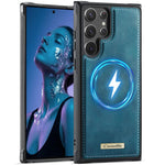 Custodia posteriore magnetica in ecopelle CaseMe serie C69 per telefono., For Samsung Galaxy S23 5G, For Samsung Galaxy S20 FE, For Samsung Galaxy A53 5G, For Samsung Galaxy S22 Ultra 5G