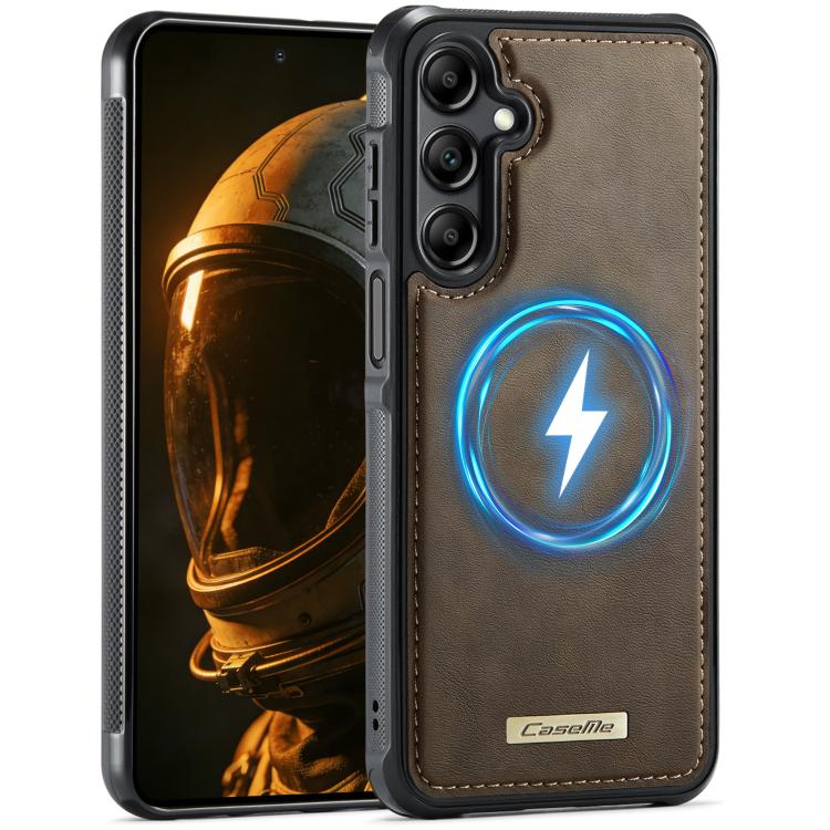Custodia posteriore magnetica in ecopelle CaseMe serie C69 per telefono., For Samsung Galaxy A15 4G / 5G, For Samsung Galaxy A55 5G / A35 5G, For Samsung Galaxy A14 / M44 5G, For Samsung Galaxy A13 / A04s