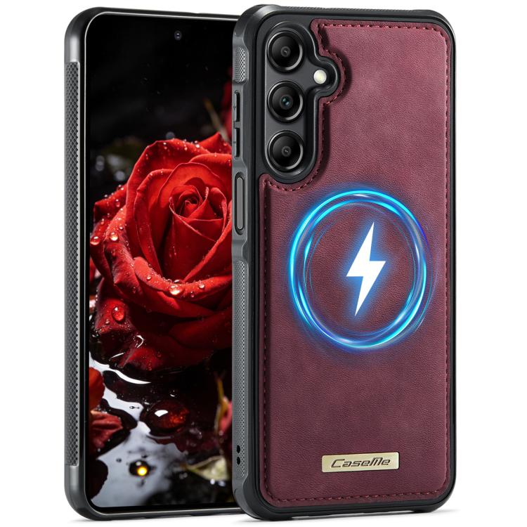 Custodia posteriore magnetica in ecopelle CaseMe serie C69 per telefono., For Samsung Galaxy A15 4G / 5G, For Samsung Galaxy A55 5G / A35 5G, For Samsung Galaxy A14 / M44 5G, For Samsung Galaxy A13 / A04s