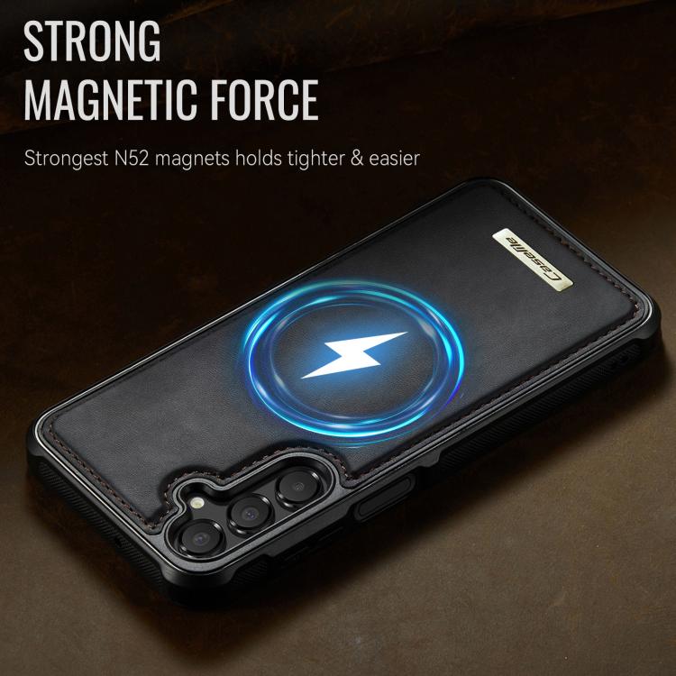 Custodia posteriore magnetica in ecopelle CaseMe serie C69 per telefono., For Samsung Galaxy A15 4G / 5G, For Samsung Galaxy A55 5G / A35 5G, For Samsung Galaxy A14 / M44 5G, For Samsung Galaxy A13 / A04s